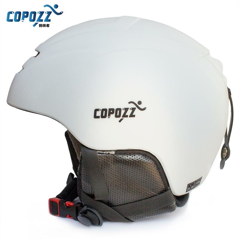 COPOZZ Ski Helm Integral Dibentuk Snowboard Helm Pria Wanita Skate Ski Helm Mobil Salju Sepeda Motor