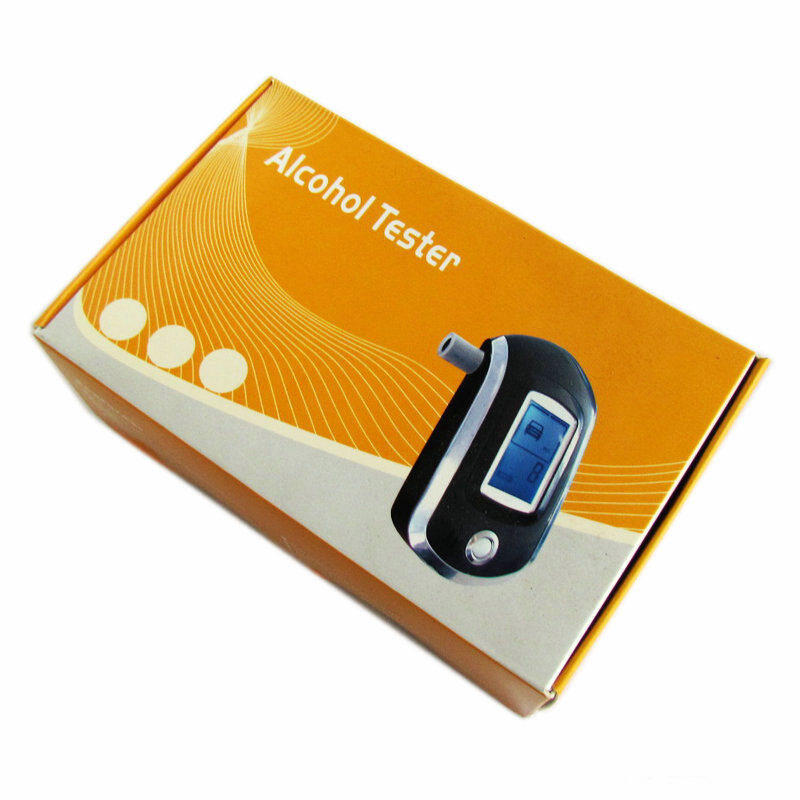 Алкотестер Цифровой анализатор дыхания Профессиональный AT6000 портативный алкотестер содержание BAC