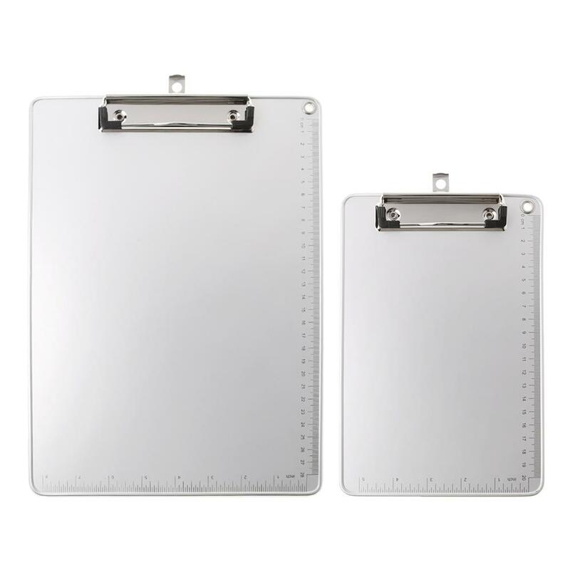 Tablero portátil de aleación de aluminio A4/A5 para escritura, soporte de papel con Clip antideslizante para archivos, suministros de papelería para la escuela y la Oficina