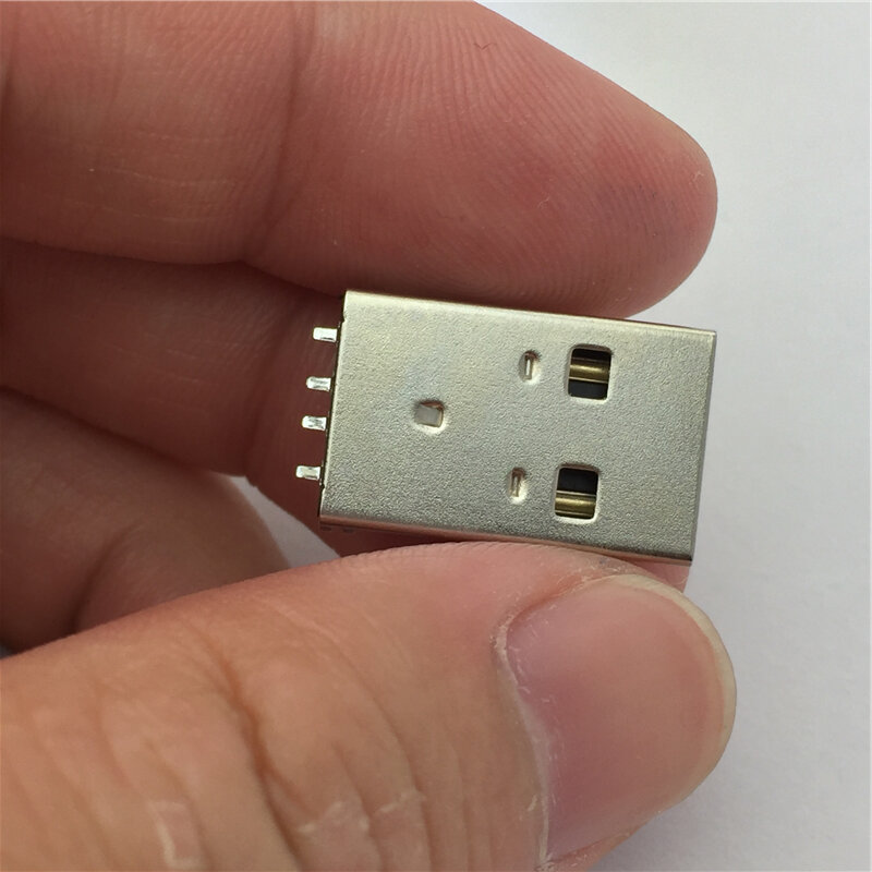 Connecteur USB 2.0 Type A, 10 pièces/lot, prise mâle, noir, G49, pour la Transmission de données, charge, livraison gratuite