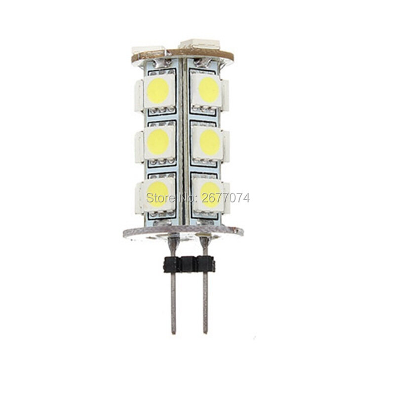3W G4 18LED SMD5050 200-300LM Warm Wit Wit Bureaulamp Wandlamp Nachtlampje DC12V Led Bi-Pin lichten 1Pcs JTFL147-1