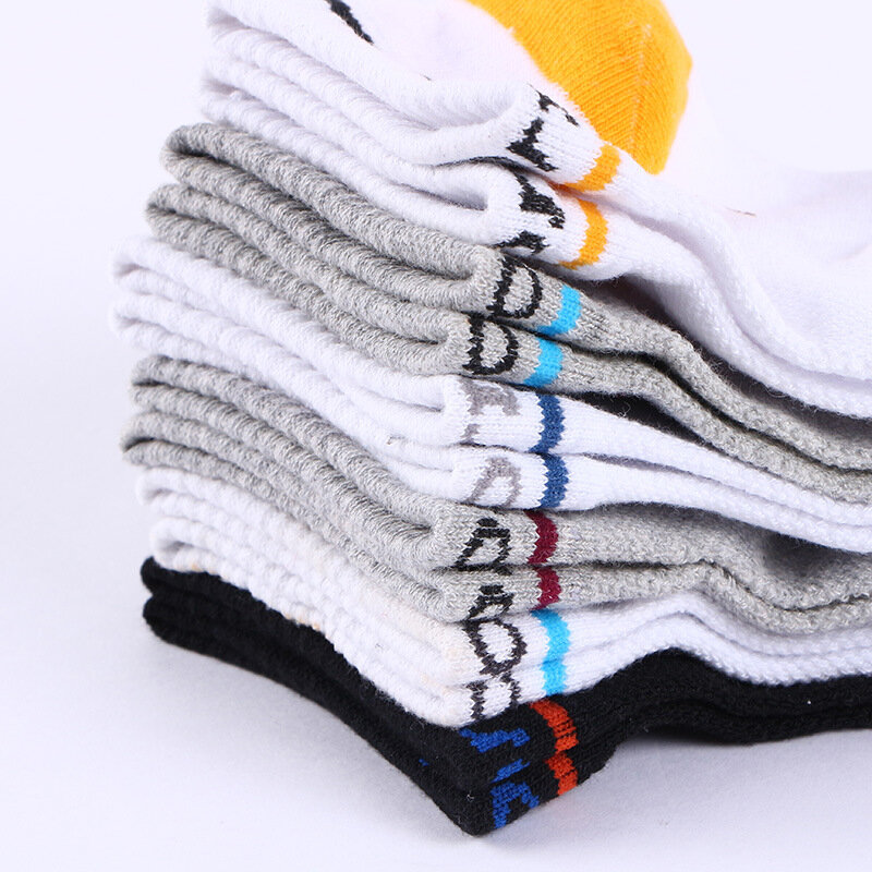 5 Pairs/lot New Excellent Quality Meias Sock Men Socks Durable Stitching Solid Color Fashion Sock Male Boy Comfortable Stretchy