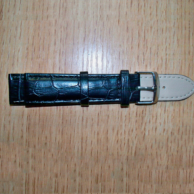 Pulseira de relógio de couro legítimo, fecho de aço inoxidável com 18mm 20mm 22mm relógio do tissot armani