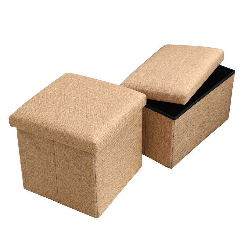 ottoman slipcover Free shipping imitation line stool bench with storage space  ottoman  children toy foldable bookcase footrest