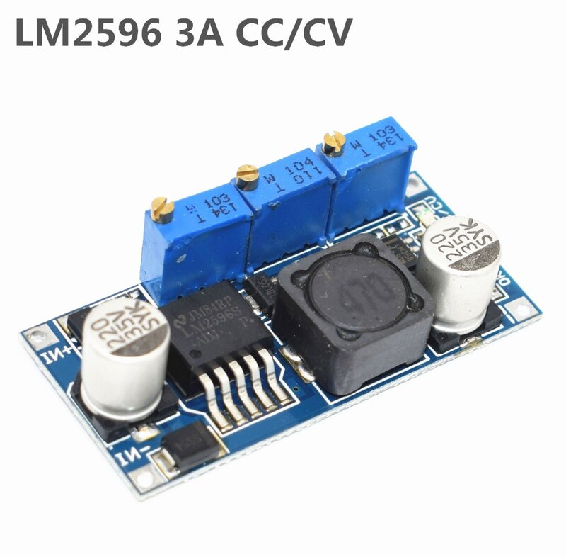 Convertidor de potencia LM2596, módulo de reducción LM2596S, DC-DC, 1,5 V-35V, módulo de fuente de alimentación ajustable, 3,3 V/5V/12V/24V