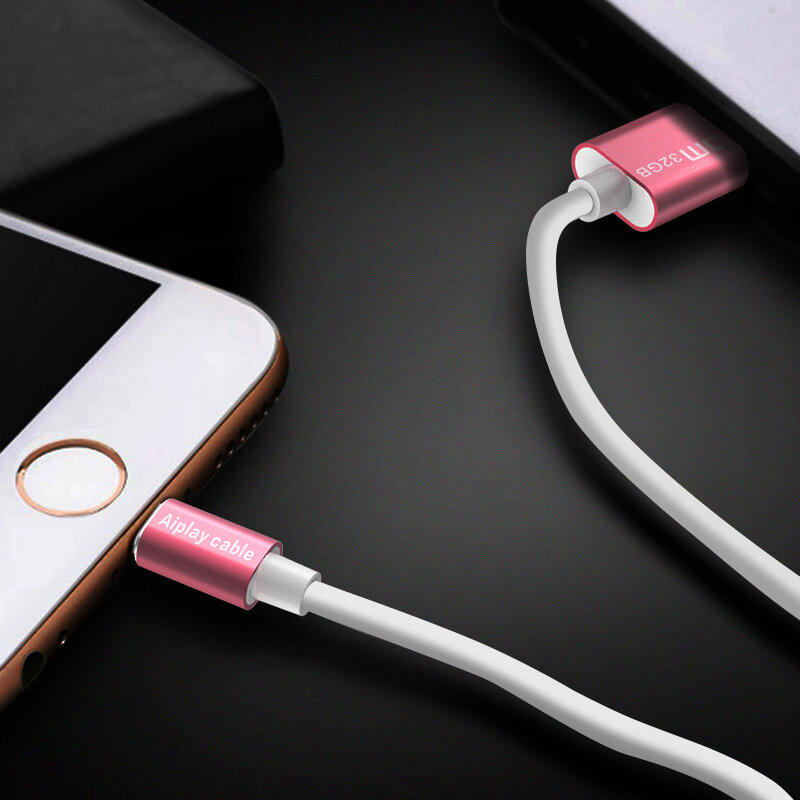 USB-флеш-накопитель DM APD009 объемом 64 ГБ для iPhone, ipad, металлический флеш-накопитель с разъемом Lightning для MFi iOS10, карта памяти