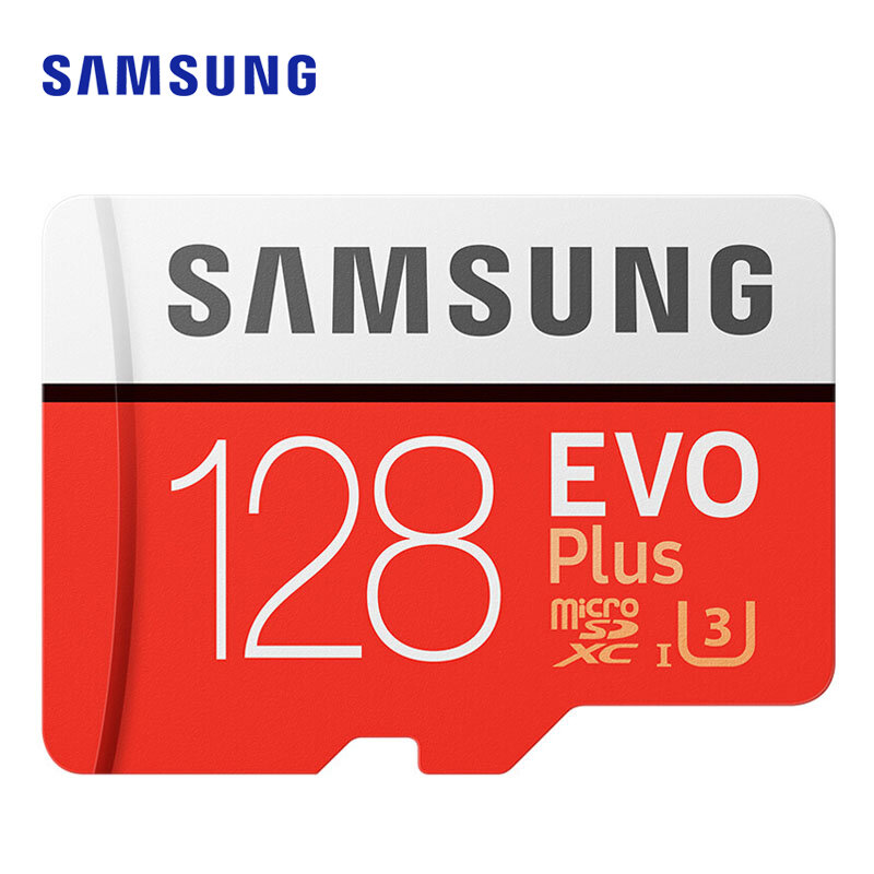 SAMSUNG microSD Card 256G 128GB 64GB 100 เมกะไบต์/วินาทีClass10 U3 Micro SDXCเกรดEVO PLUS micro SD Card TFแฟลชรถ