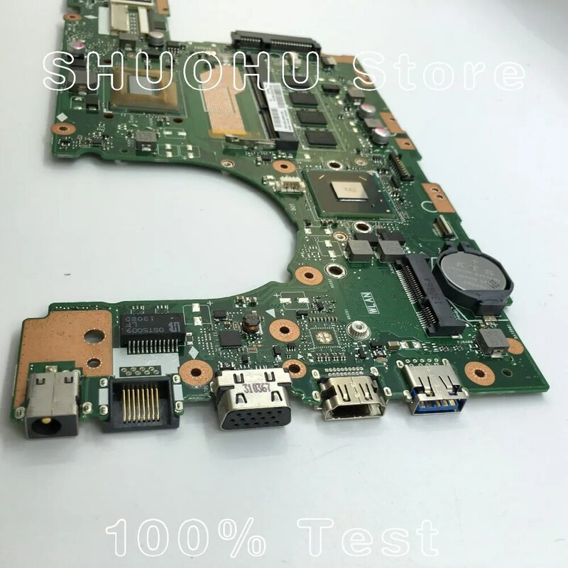 Kefu s400ca para asus s500ca s400ca s400c s500c computador portátil placa-mãe testado 100% trabalho mainboard com/I3-3217U I5-3317U I7-3537U 4gb