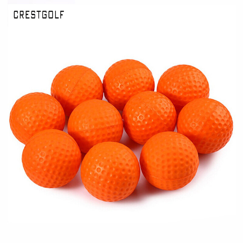CRESTGOLF 12Pcs Per Pack PU Busa Spons Latihan Golf Bola Indoor Outdoor Praktek Latihan Bola Balle De Golf Golf pelotas