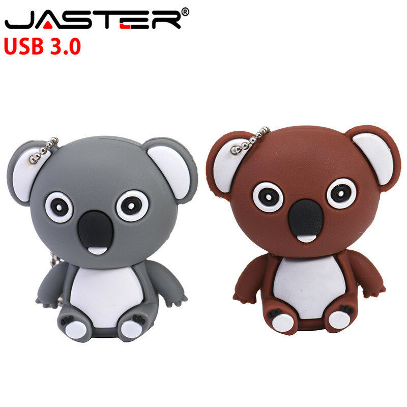JASTER 3.0 Koala USB แฟลชไดรฟ์การ์ดหน่วยความจำ pendrive 4GB 8GB ไดรฟ์ปากกาน่ารักการ์ตูน usb flash disk 16GB 32GB USB creativo