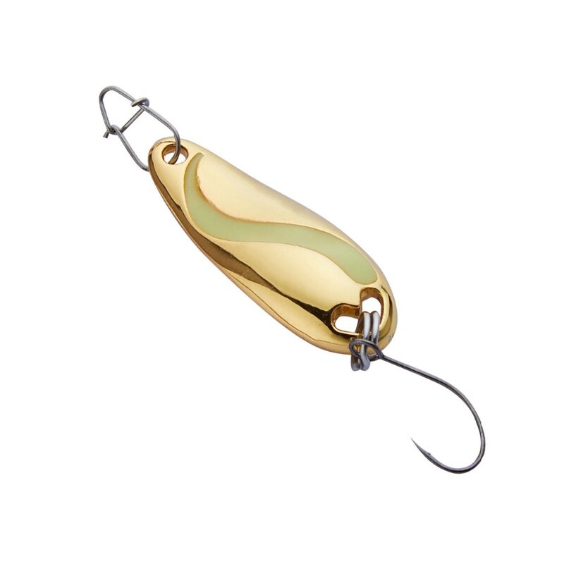 YAPADA Spoon 016 TaiChi Luminous 2.5-7.5g OWNER Single Hook 30-45mm Multicolor Metal Zinc alloy Spoon Fishing Lures