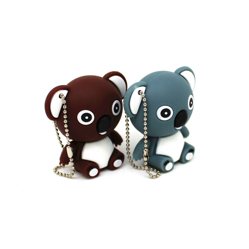 Unidad Flash USB de oso Koala de dibujos animados, PenDrive creativo de 8GB, 4GB, 16GB, 32GB