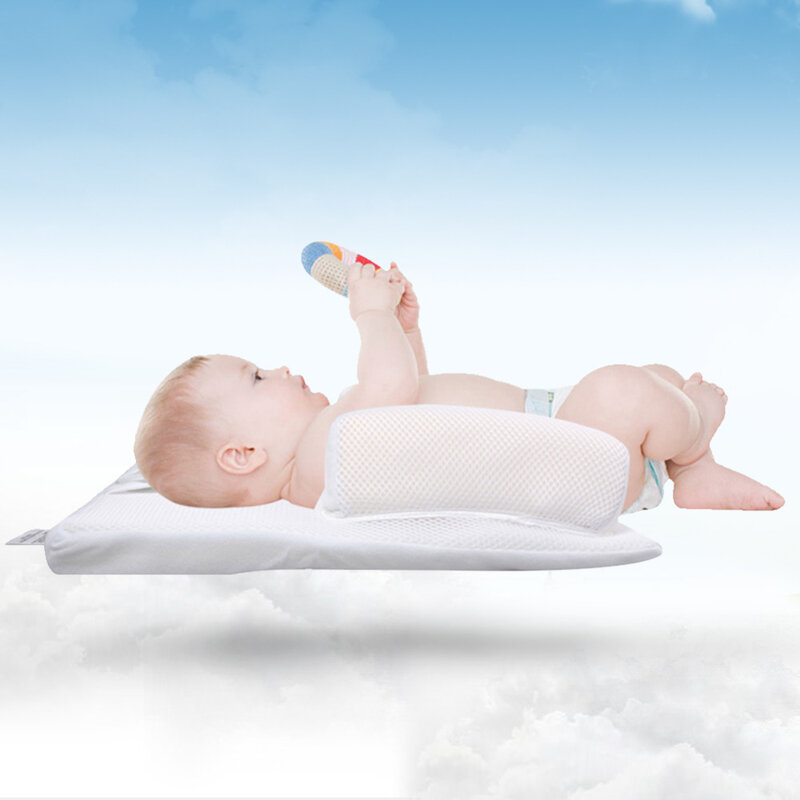 AY TescoBaby детская подушка для сна новорожденных, антирулонная Подушка, предотвращающая плоскую голову, подушка против сна, безопасный комфорт...
