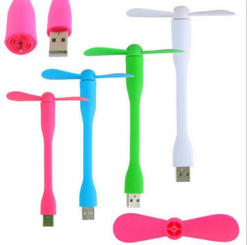 Vendita calda Ventilatore USB Flessibile portatile rimovibile USB Mini Ventilatore Per Il tutto il Potere di Alimentazione di Uscita USB Gadget USB