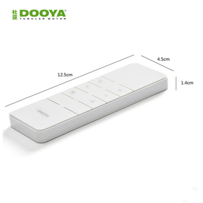 Dooya Automatic Electic Curtain Motor KT320E/45W,Curtain Motor+Dooya DC2760 2 Channel Emitter Remote Controller for Smart Home