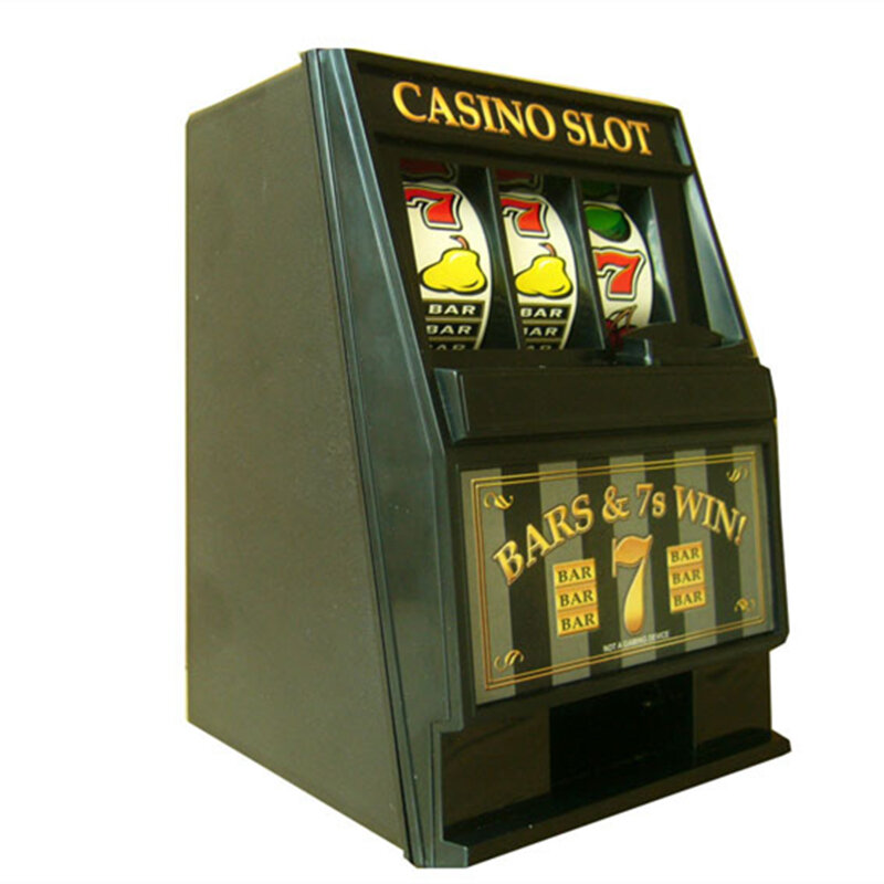 Machine à sous tirelire Machine à fruits tirelire banque de pièces Casino Jackpot Las Vegas jeux Machine à sous de table barre d'alcool cadeaux