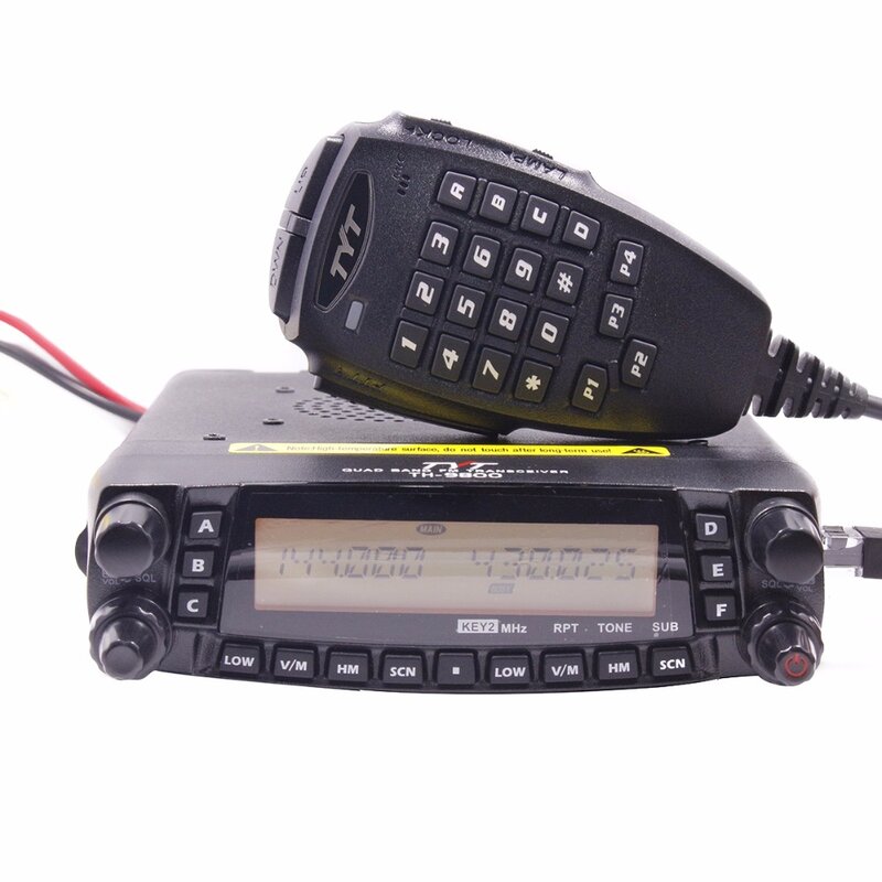 TYT TH-9800 più il ricetrasmettitore mobile TH9800 VHF UHF della Radio del walkie-talkie per l'automobile