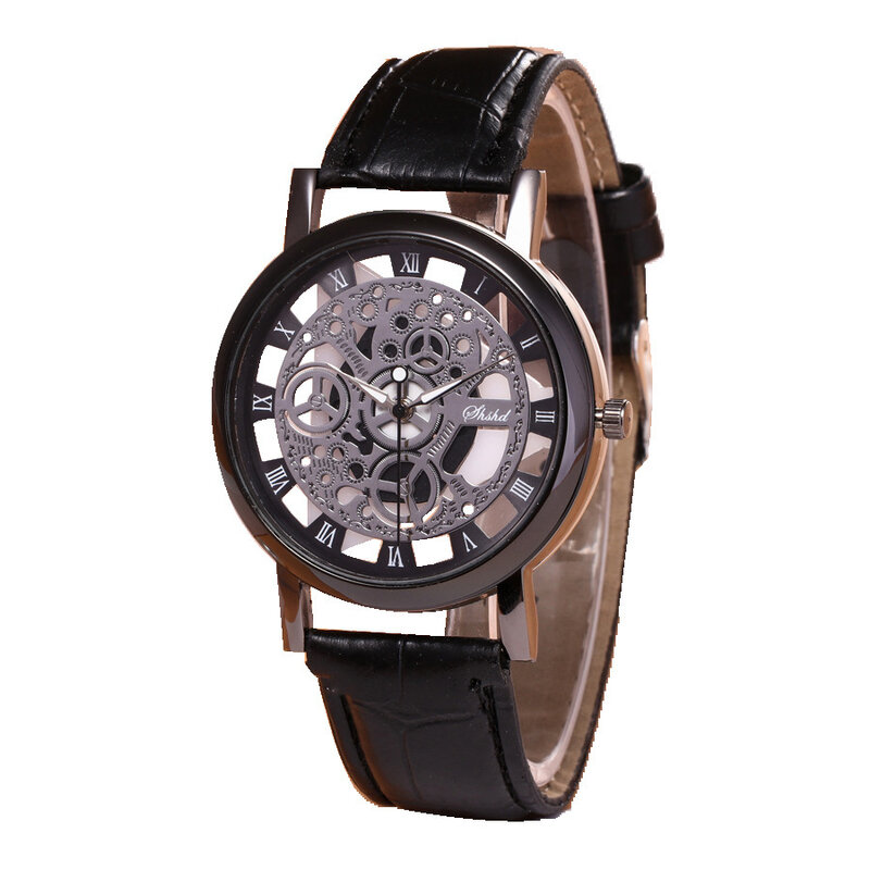 Luxury Brand hollow Leather Quartz Watch Men Women Fashion Bracelet Wrist Watch Wristwatches Clock Relogio Masculino Feminino