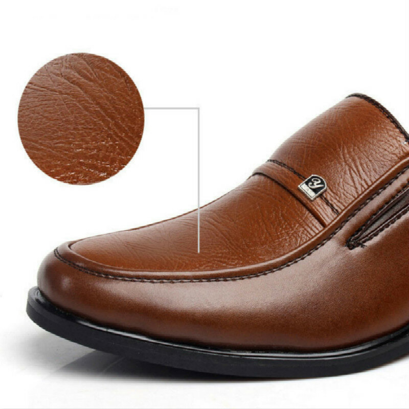Sapato oxford marrom de couro masculino, moda britânica 2020 para homens calçados para negócios