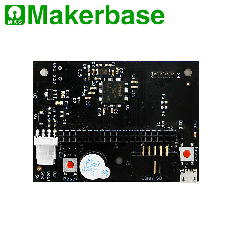 Makerbase 32 Bit Cloned Duet 2 Wifi V1.04 Control Board Duex5 V0.9a  with  4.3 or 7.0 Pandue Touch Screen for 3d Printer Parts