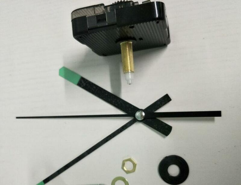 10 sets Relógio de Quartzo Mecanismo de Movimento Mãos DIY Kit de Peças de Reparo Substituir Fluorescência Novo