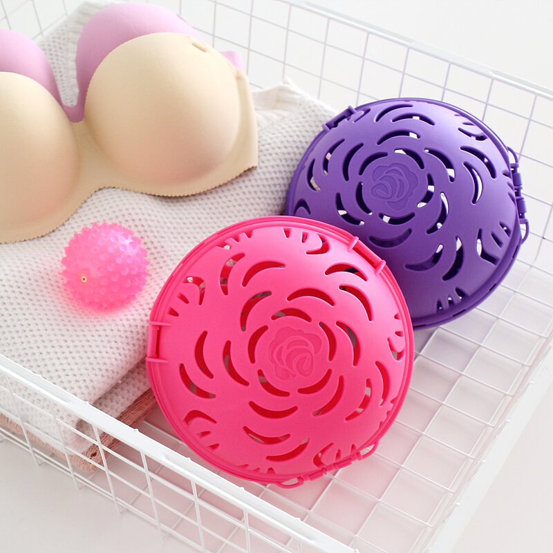 1Pcs Useful Bubble Bra Double Ball Saver Washer Bra Laundry Wash Washing Ball For House Keeping Clothes Cleaning Tool
