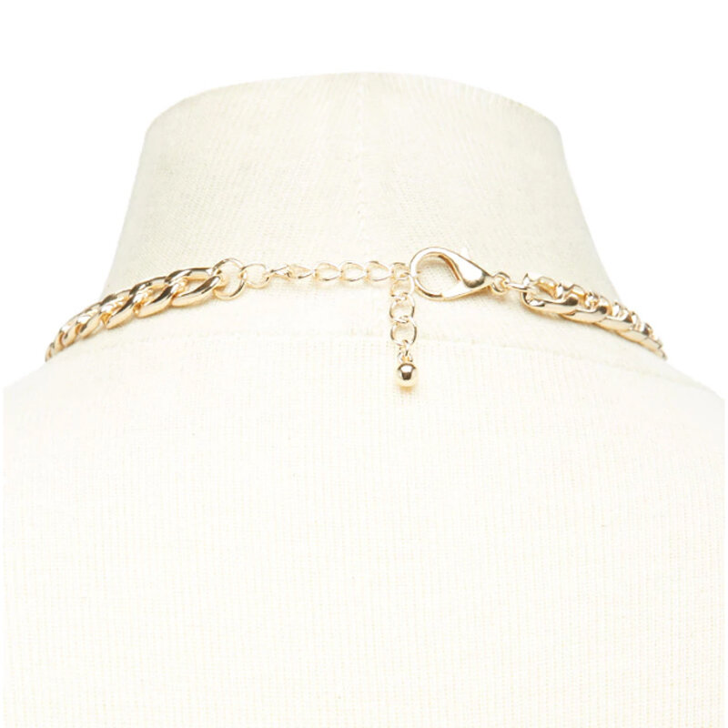 Collana girocollo con catena a maglie moda per donna collana con ciondolo Collares gioielli XL066