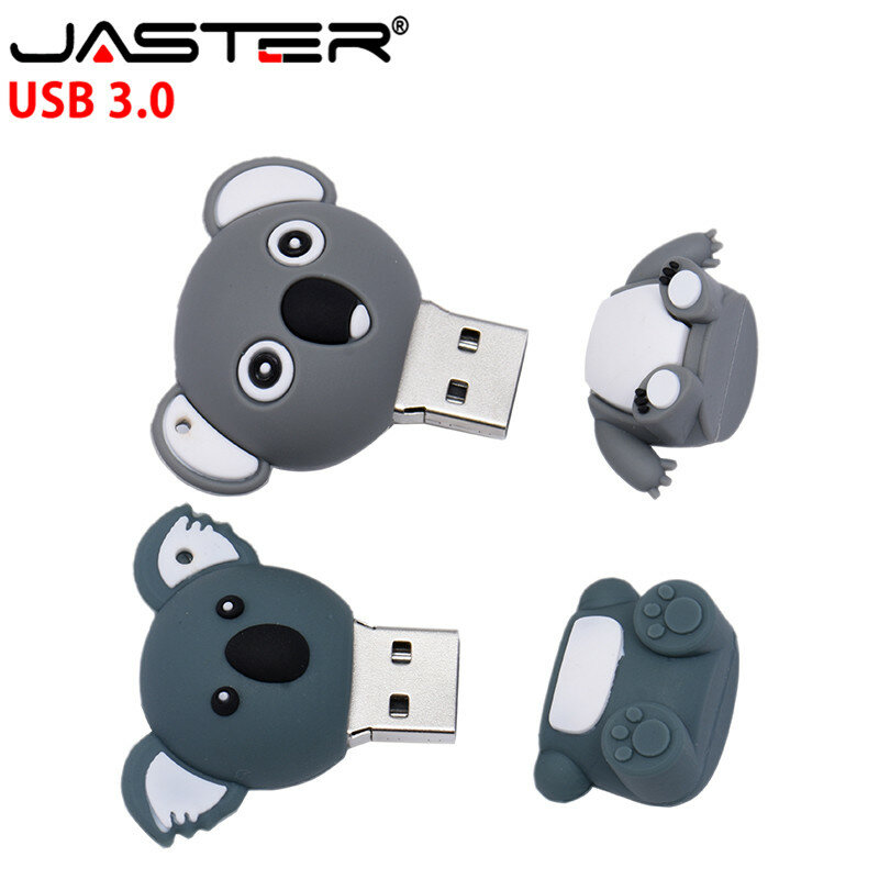 JASTER 3.0 Koala USB 플래시 드라이브 메모리 카드 pendrive 4GB 8GB 펜 드라이브 귀여운 만화 usb 플래시 디스크 16GB 32GB USB creativo