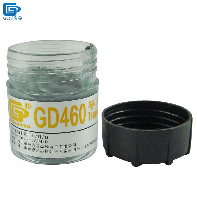 GD460 الحرارية موصل الشحوم لصق الجص بالوعة الحرارة مجمع الوزن الصافي 0.5/1/3/7/15/20/30/100 جرام ل CPU ST MB سي CN