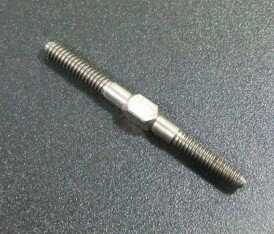 Varilla de empuje de aleación de titanio m3 x 51mm con dientes en el sentido de las agujas del reloj y antihorario (Sistema de EE. UU.), 1 unidad