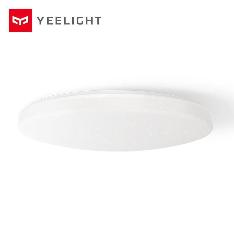 Yeelight lâmpada de teto pro 450/480mm, lâmpada para teto, controle remoto por aplicativo, wifi, bluetooth, cores led ip60, a prova de poeira