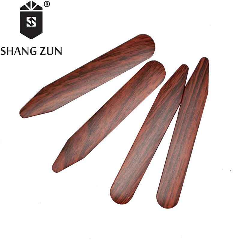 SHANH ZUN 14 Pcs Water Transfer Printing ABS Collar Stays Manufacturers Wholesale Plastic Collar Stays Multicolour Shirt Collar