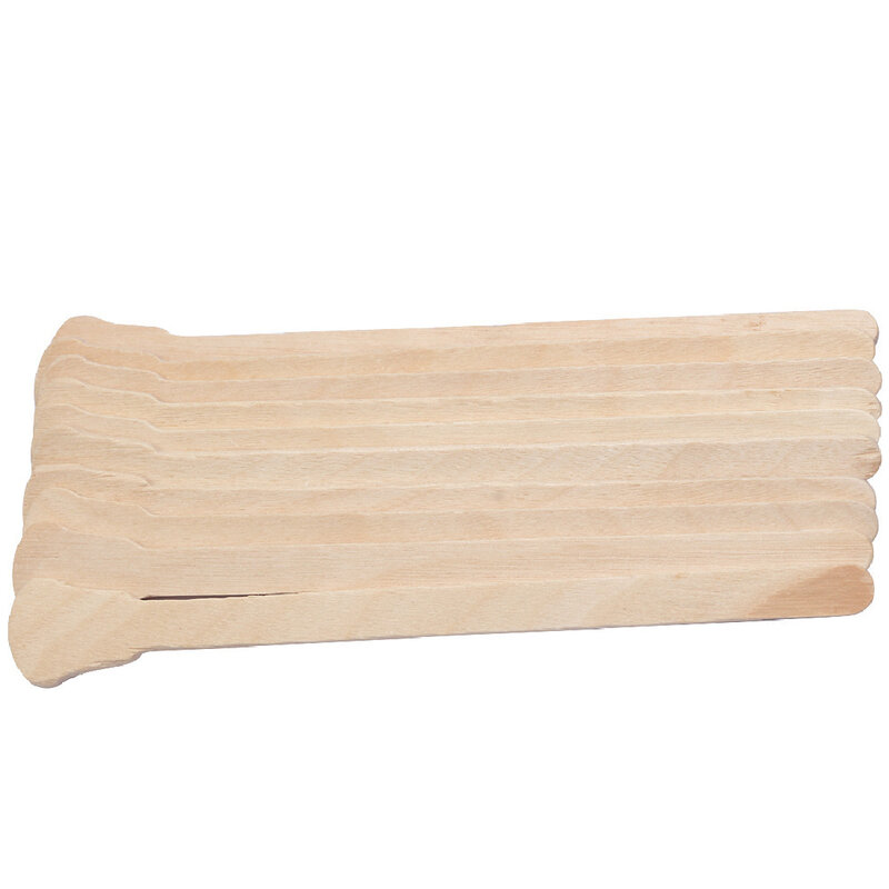 50 pces/10 pces cera de enceramento varas de bambu descartáveis de madeira espátula língua depressor kit beleza ferramenta depilatório creme remoção do cabelo