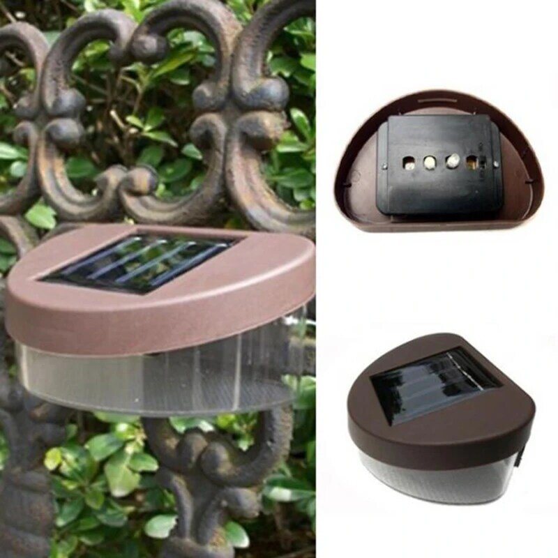 Superbright 1 pc Rechargeable Sunlight Solar Sensor Light For Exterior Outdoor Fence Wall Garden Yard Decoration Street Lamp