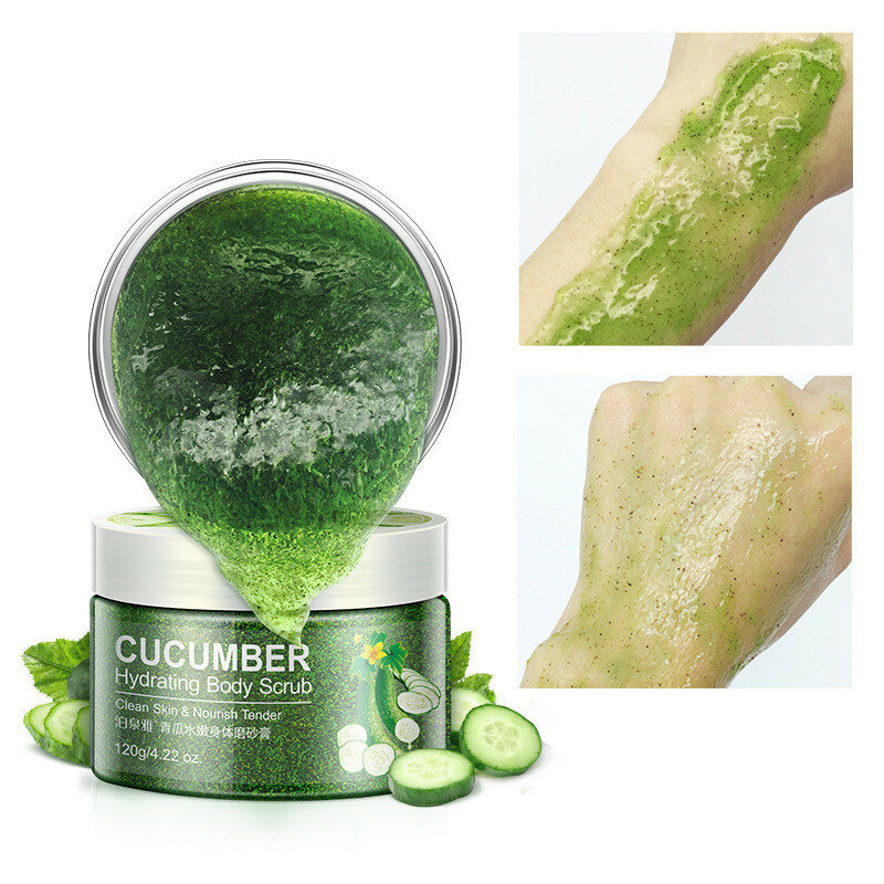 Gel esfoliante hidratante natural, creme cosmético de esfoliação e diminuição dos poros para cuidados com o corpo