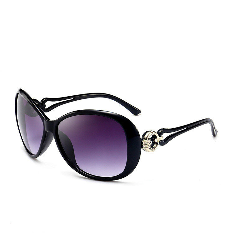 Солнцезащитные очки градиентные женские, классические брендовые дизайнерские винтажные темные очки большого размера с защитой UV400