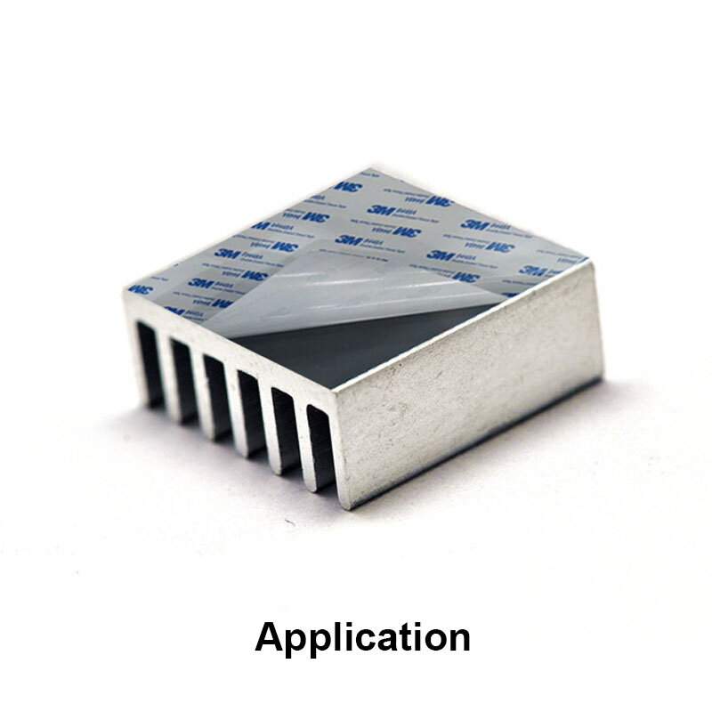 Almohadilla térmica adhesiva térmica para disipador de calor, cinta de tejido de doble revestimiento 3M9448A, 20x20x0,15mm, 25 uds.