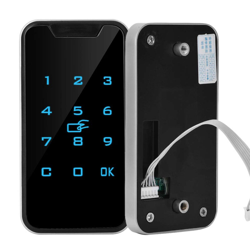 953M1 Touch Keypad Alloy Wardrobes Password Lock Drawers Digital Cabinet Security Smart Anti Theft