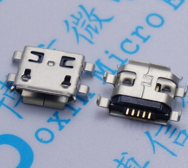 Connecteur Micro USB 5 broches type B 0.8mm, 10 pièces, connecteur de queue de chargement pour HuaWei Ascend Y221
