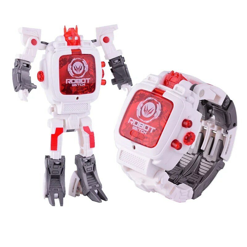 Deformation robot Children Watch Transformers Electronic kids Watches Baby Educational Toys Child Digital Watches Boy Girl Clock