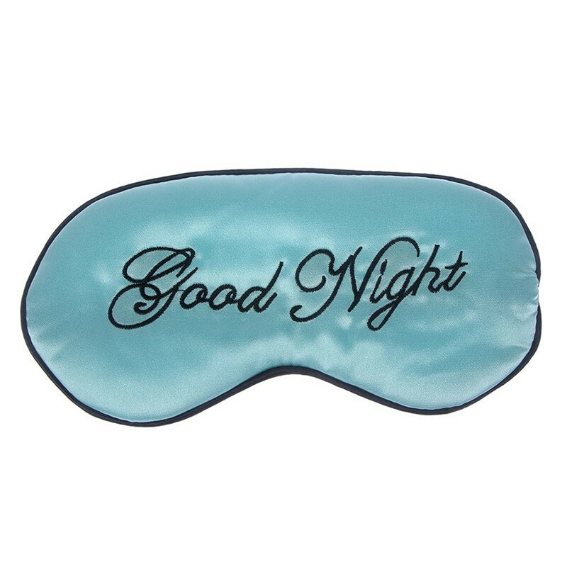 Máscara macia de seda pura para dormir, boa noite acolchoada, cobertura de sombra, ajuda para relaxamento, viagem, máscara de sono, venda imperdível