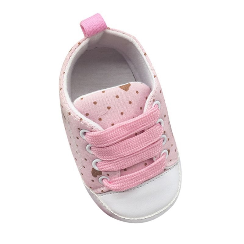 2019 เด็กทารกเด็กชายหญิงนุ่ม Soled ผ้าฝ้าย Laces รองเท้า Prewalkers ใหม่มาถึง