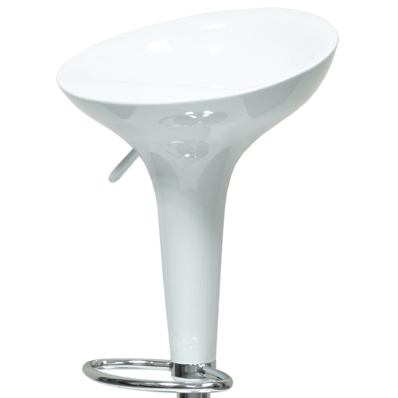 94674 Barneo N-100 пластиковый поворотный кухонный высокий барный стул на газ-лифте цвет белый мебель для кухни кресло для бара бесплатная доставка...