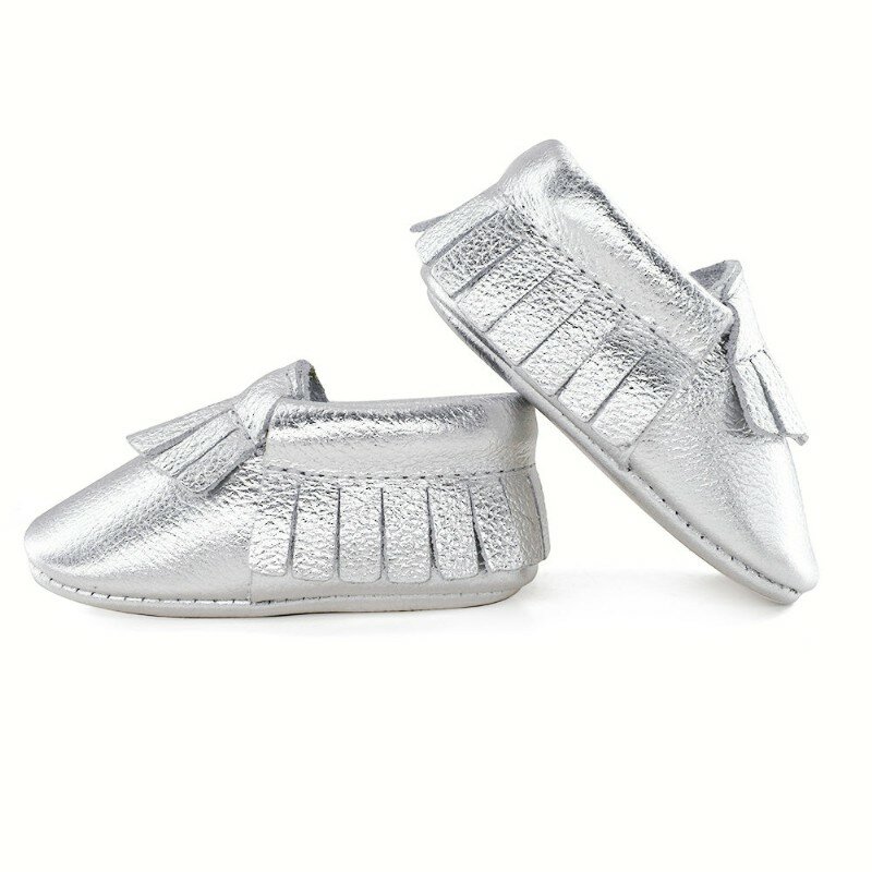 2021 Genuine Leather Toddler Baby Moccasins soft shoes boys First Walkers Anti-slip Infant baby girl Shoe
