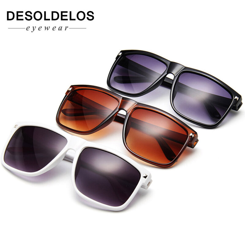 Oversized Womens Sunglasses Fashion Sun Glasses Big Frame Windproof Shades Men Flat Top Driving Goggles UV400