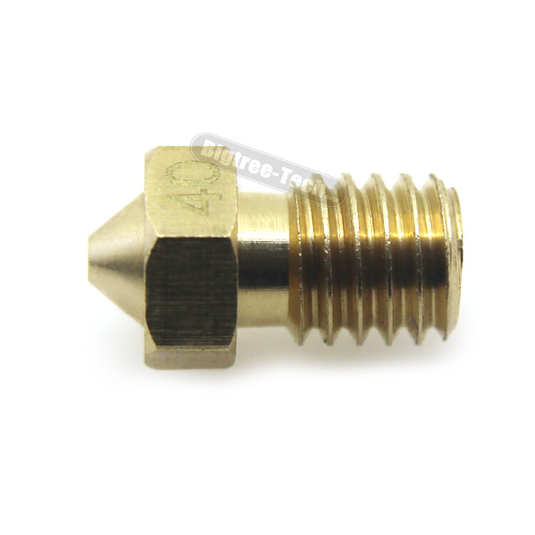 1Pcs 3D printer 3D V6&V5 J-Head brass nozzle extruder nozzles 0.2/0.25/0.3/0.4/0.5/0.6/0.8/1.0 mm For 1.75/3.0mm supplies