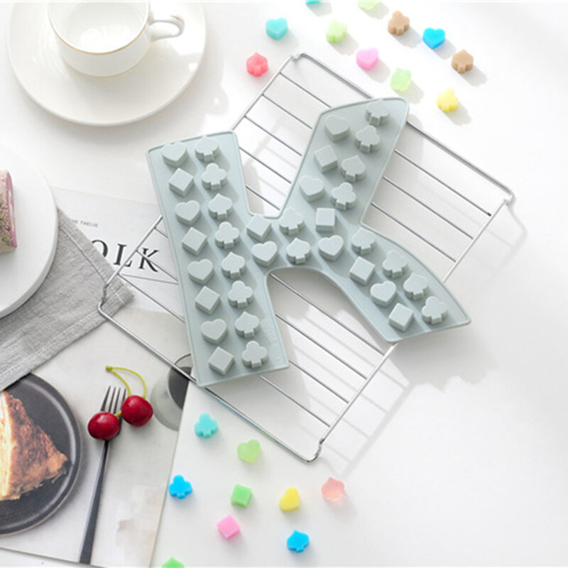 Tạo Mini Xi Hoa Văn Chocolate Silicon Khuôn Nướng Bánh Kẹo Trang Trí Dụng Cụ DIY Candy Moulds Phụ Kiện Nhà Bếp