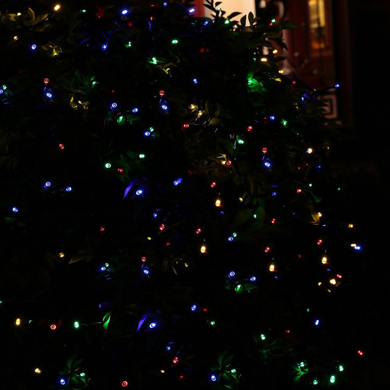 DONWEI 8 Modalità di 12M 100 LED Stringhe di Illuminazione Esterna Impermeabile Di Natale Nuovo Anno Solare Strada Giardino Alberi Decorativi Stringa luce