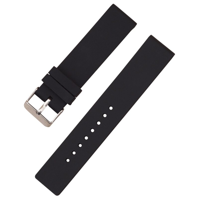 AOOW – Bracelet en caoutchouc Silicone pour montre de Sport, 12mm, 14mm, 16mm, 18mm, 20mm, 22mm, 24mm