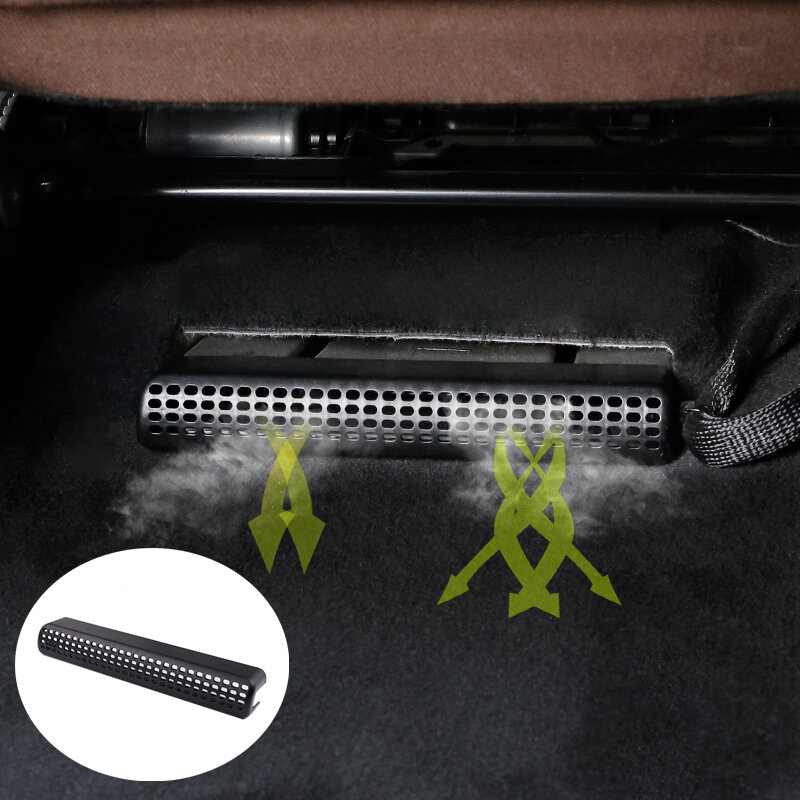 Tomada de ar do condicionador de ar do assento interior do carro capa protetora adesivo guarnição para mercedes benz classe e w213 2016-2021 acessórios